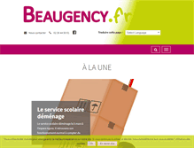 Tablet Screenshot of beaugency.fr